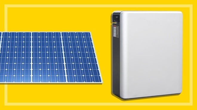 battery storage of solar energy